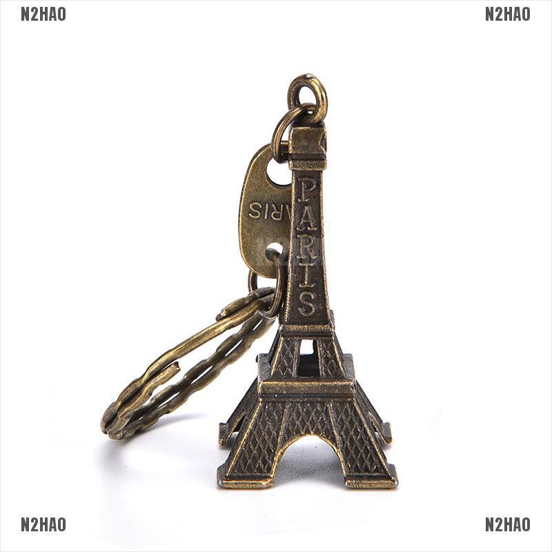 Móc khóa hình tháp Eiffel mini phong cách retro xinh xắn