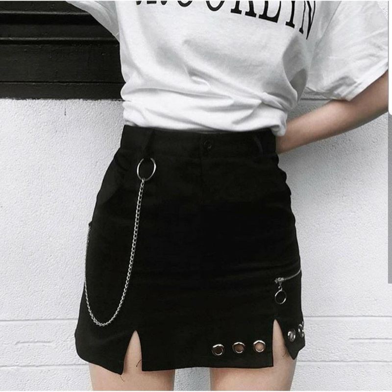 [ Mã FAMAYWA giảm 10K đơn 50K] Chân váy đục lỗ khoá kéo | BigBuy360 - bigbuy360.vn