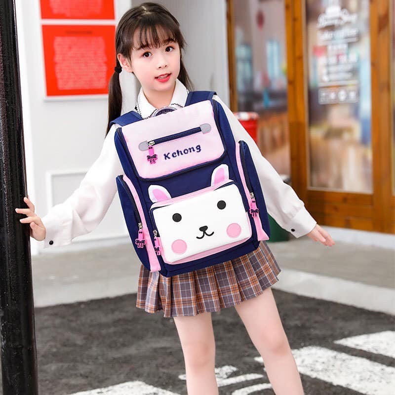 BALO ĐI HỌC CHỐNG GÙ HÌNH THỎ PHÁT QUANG CHO BÉ