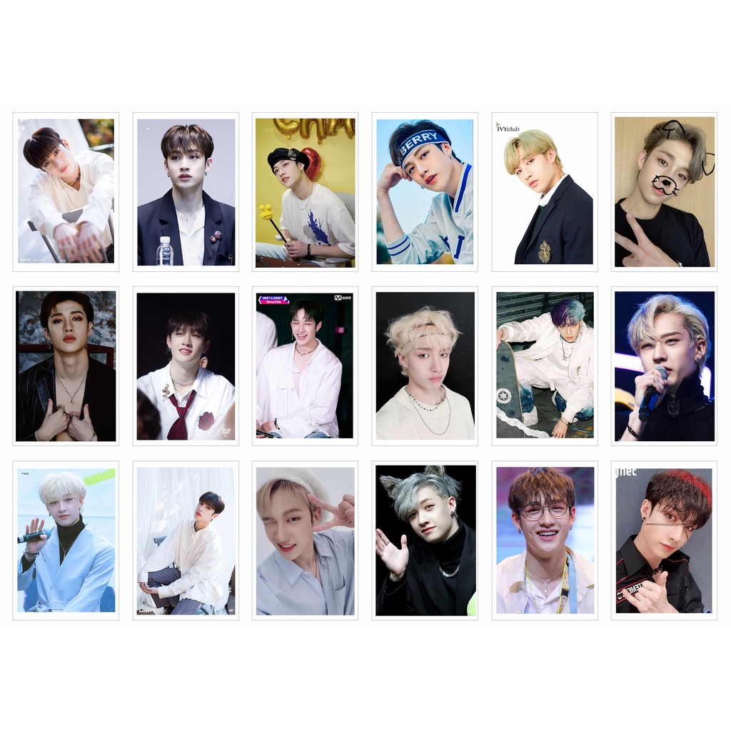 [Ép Lụa] Lomo Card 36 Ảnh STRAY KID - BANGCHAN