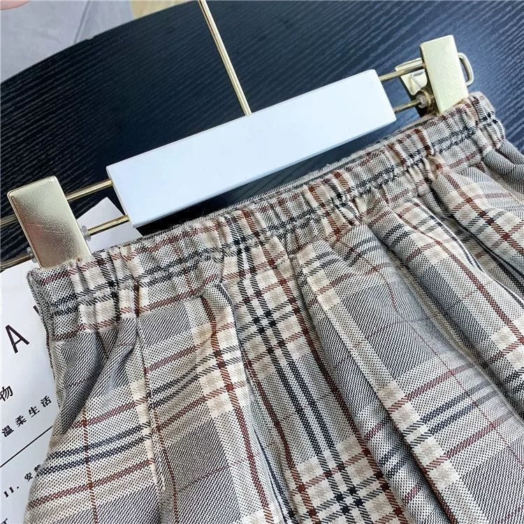 Set Áo Sơ Mi Voan + Chân Váy Xếp Ly 2 Món Dễ Thương Thời Trang Xuân Thu Cho Bé Gái Từ 3 To 4-5 - 6 Đến 7 Đến 8-9 - 10-11 Tuổi