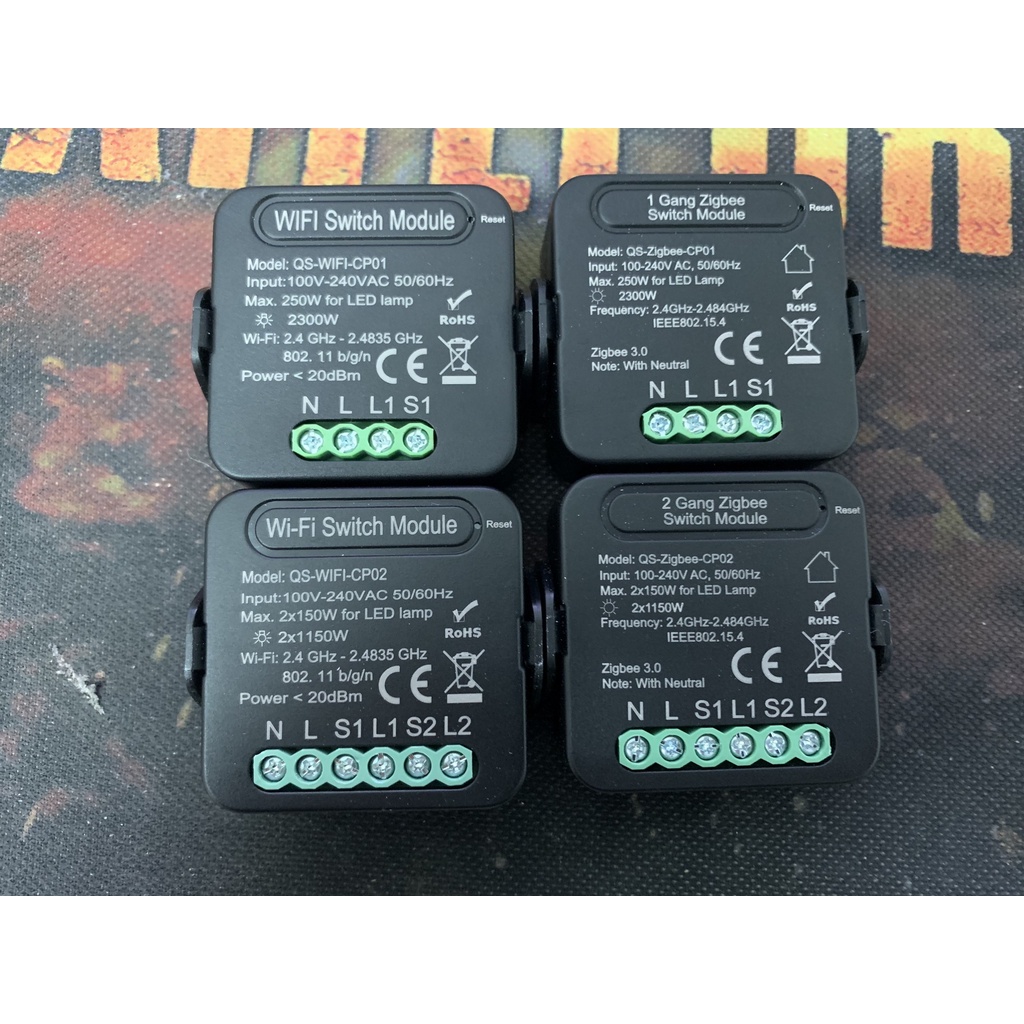 Module công tắc thông minh Wifi / Zigbee 3.0, nền tảng Tuya / Smart Life / Home Assistant