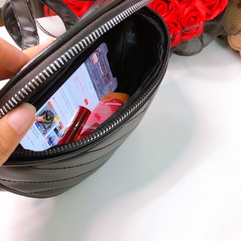 Túi bao tử thời trang đeo chéo ngực da mềm vân xương cá TIMIBAGS TM011 | BigBuy360 - bigbuy360.vn