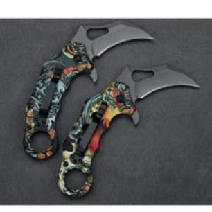 [ RẺ NHẤT SHOPEE] KARAMBIT EDC SƠN CHẮC, 3D NỔI, THÉP KHÔNG GỈ - Hàng Gủi Ngay