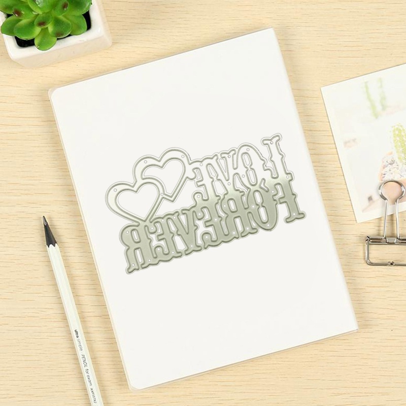 Khuôn Cắt Giấy Kim Loại Trang Trí Hình Trái Tim