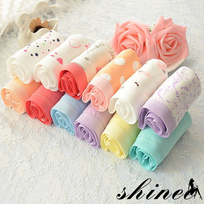 Quần lót cotton hoạ tiết xinh xắn size lớn cho phái đẹp