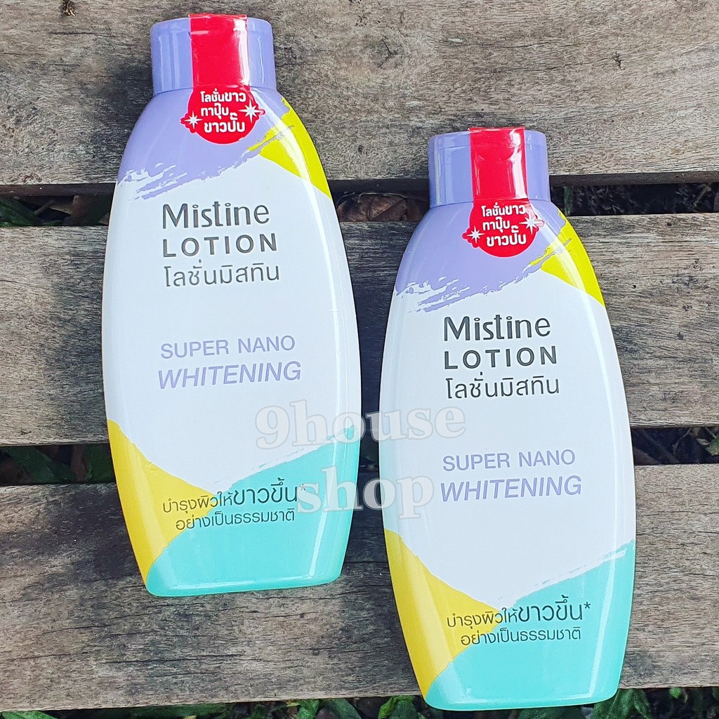 01 Chai Sữa Dưỡng Thể Trắng Da Mistine Lotion Super Nano Whitening 250ML Thái Lan