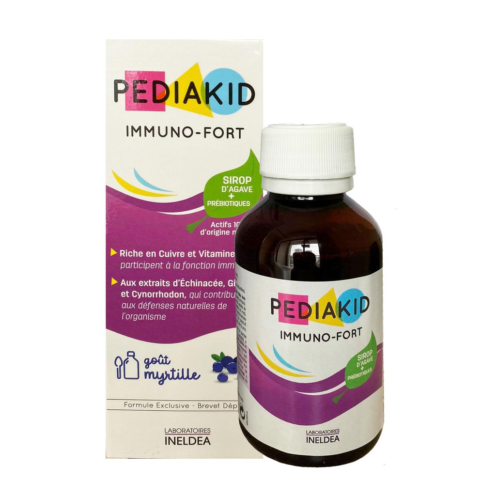 [ĐI AIR] PEDIAKID TĂNG SỨC ĐỀ KHÁNG PEDIAKID IMMUNO FORT PHÁP 125ML