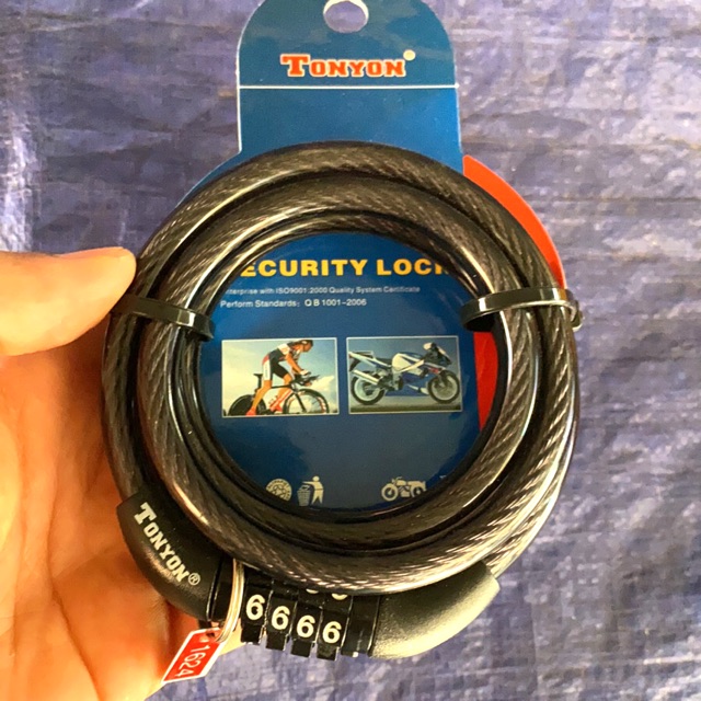 Khoá dây cáp 4 số dài 650mm