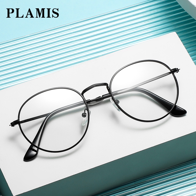 Mắt kính PLAMIS chống bức xạ bằng kim loại chống ánh sáng xanh thời trang dành cho nam và nữ