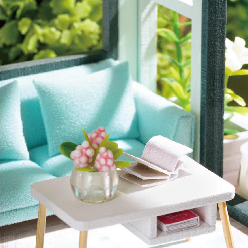 Mô Hình Lắp Ráp Nhà Búp Bê DIY - Biệt Thự Phong Cách Bắc Âu