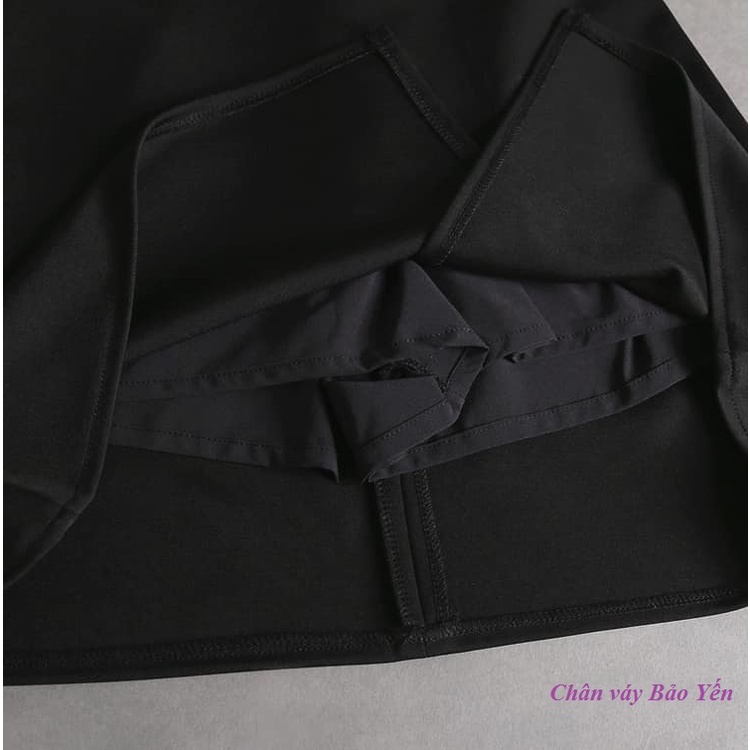 Chân váy chữ A vạt đắp lệch xinh xắn( sẵn size) - M29
