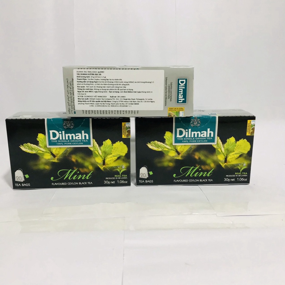 Trà Bạc hà Dilmah Mint – hộp 30g/ 20 túi lọc