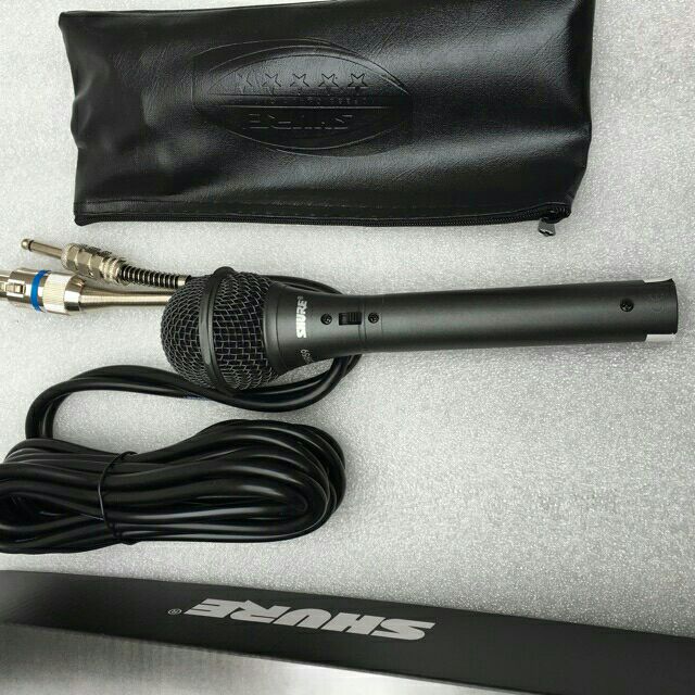 [Mã ELORDER5 giảm 10K đơn 20K] Micro Karaoke Shure 959 dây dài 5m