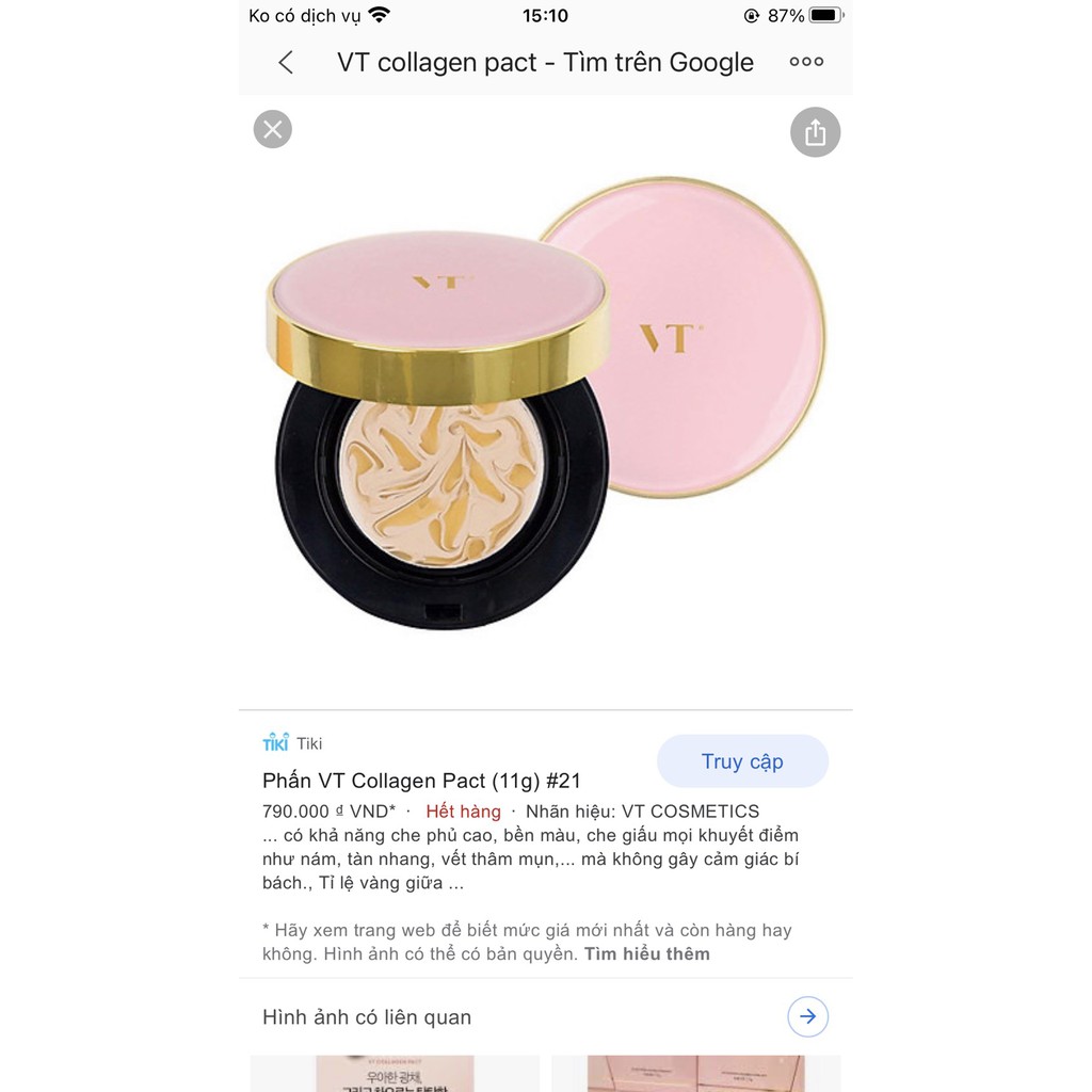 Phấn nền dạng kem tươi chứa collagen chống lão hóa da VT Collagen Pact SPF50+/PA+++ (em này do BTS Hàn Quốc làm đại diện | BigBuy360 - bigbuy360.vn