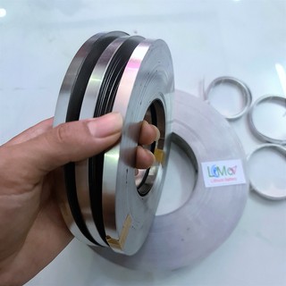 Kẽm hàn cell pin (Giá 5 mét / 2 mét). Thép hàn pin đơn hàn cell 18650/26650/32650. Kẽm hàn cell mạ niken 0.15x8mm - LiMo