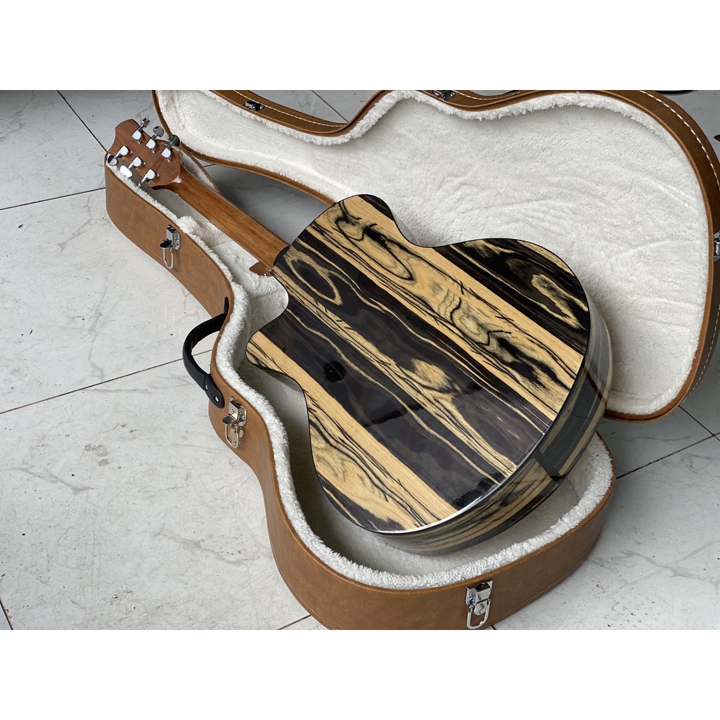 Đàn Guitar Acoustic Top Solid Vát Hông Đàn Gỗ Mun Thái Mã Đàn TS-158