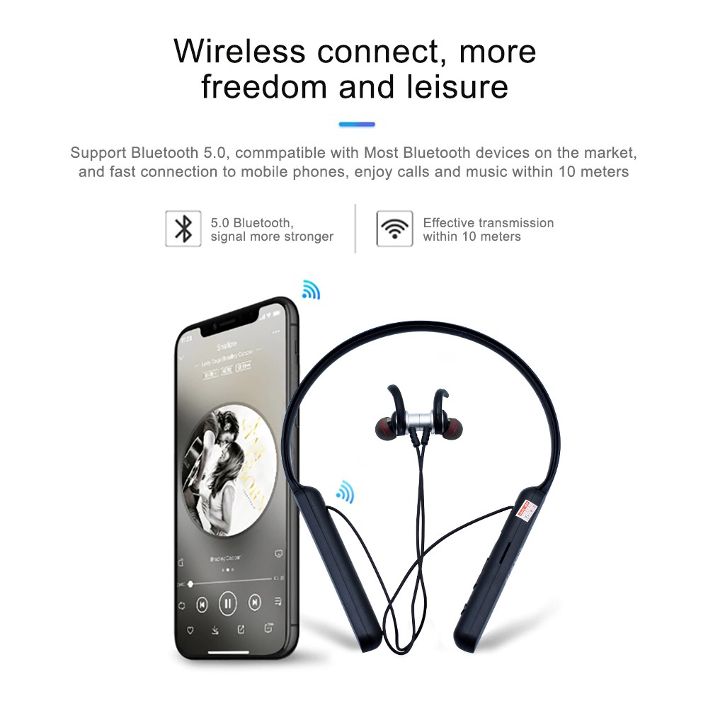 [Pin 20 tiếng] Tai nghe Bluetooth 5.0 Sport SD-800 Pin 20 tiếng liên tục