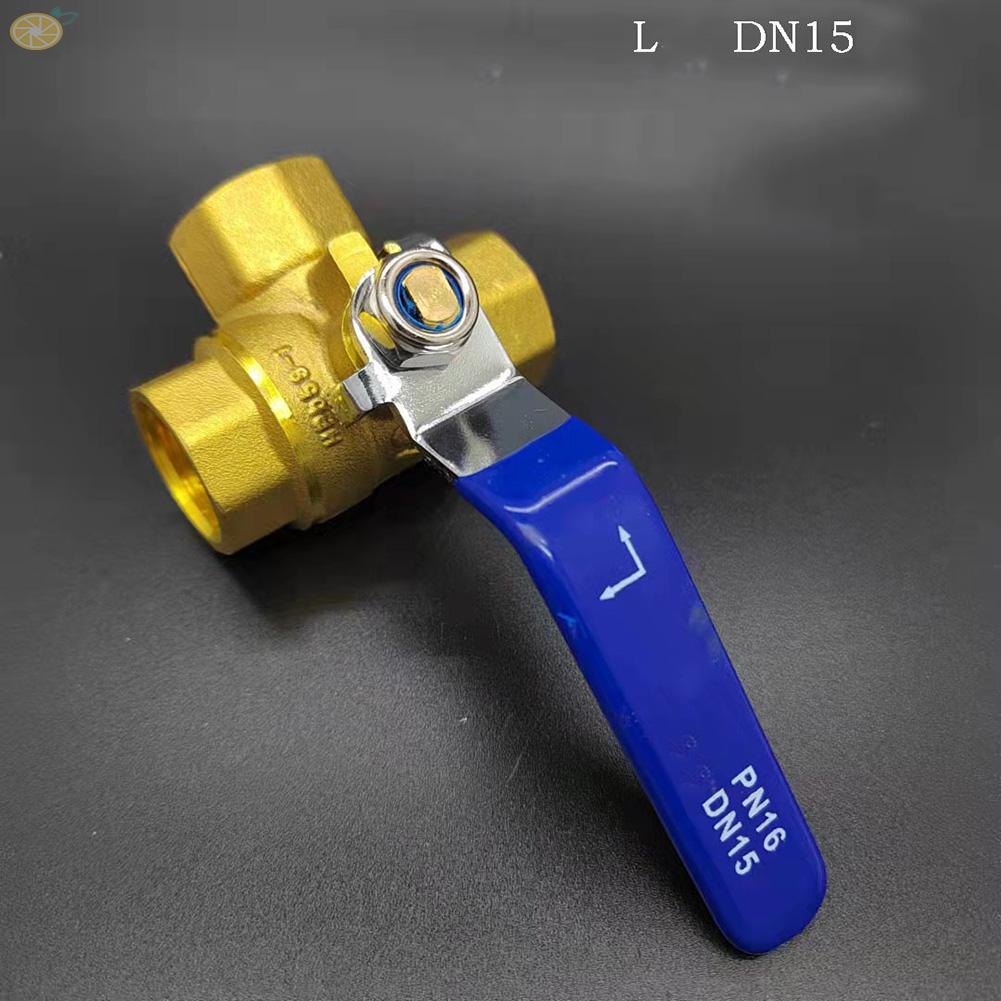 Van Bi 3 Chiều Ba Cổng Chữ T NPT Bằng Đồng Thau Cho Nước Và Dầu & Gas Mới
