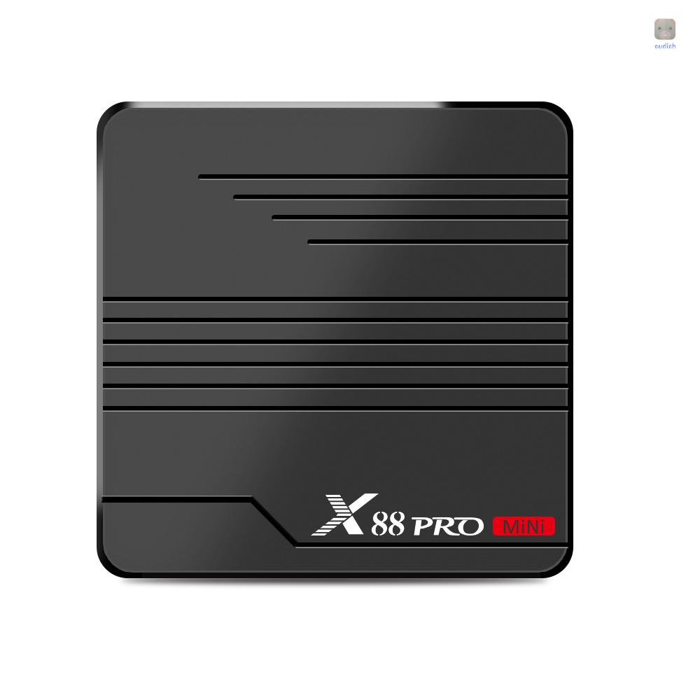 Hộp TV mini X88 Pro Android 9.0 Amlogic S905X3 Cortex-A55 4GB / 32GB 2.4G & 5G WiFi 100M LAN H.265 VP9 cao cấp