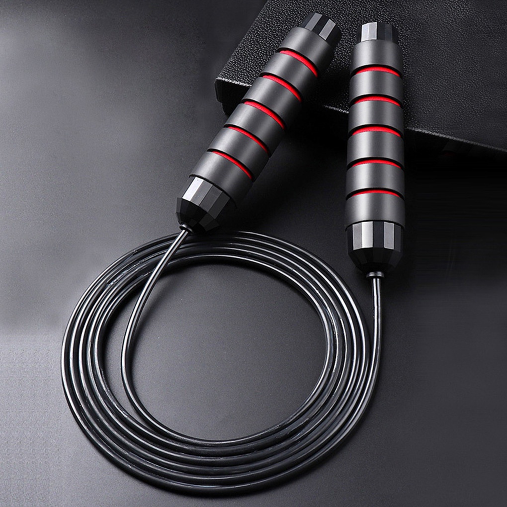 [Global] Adjustable Skipping Rope Tangle-Free Fitness Speed Jump Rope Ball Bearing PVC Jump Cable
