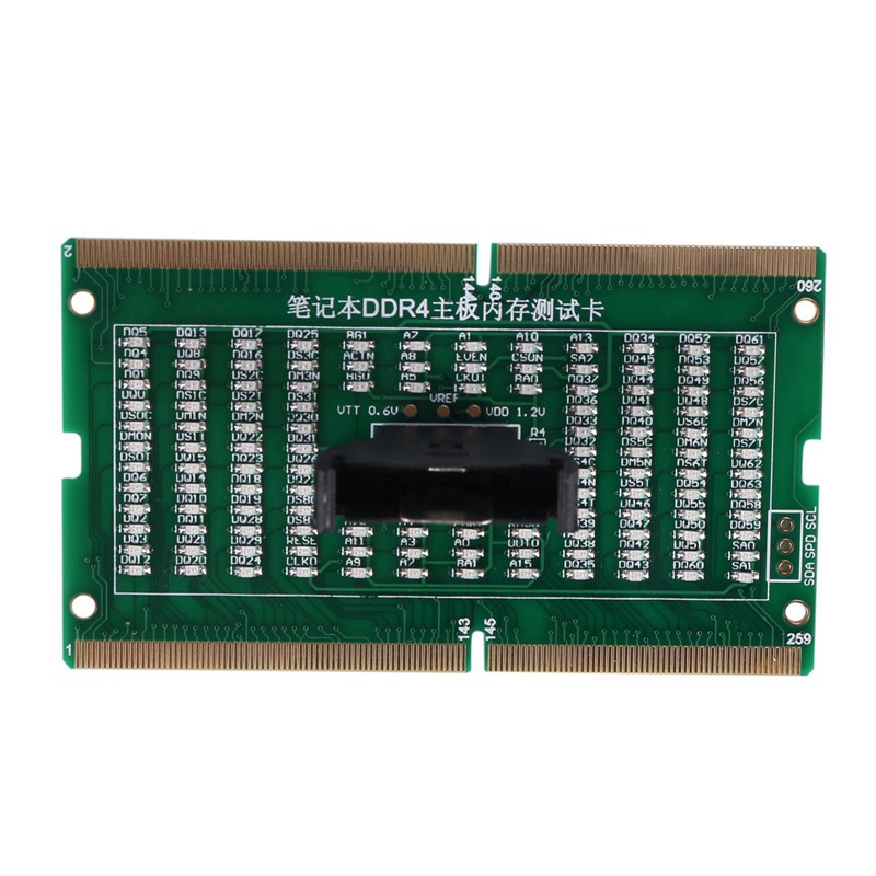 Laptop Notebook Memory Slot DDR4 Test Card SO-UDIMM Out LED Tester