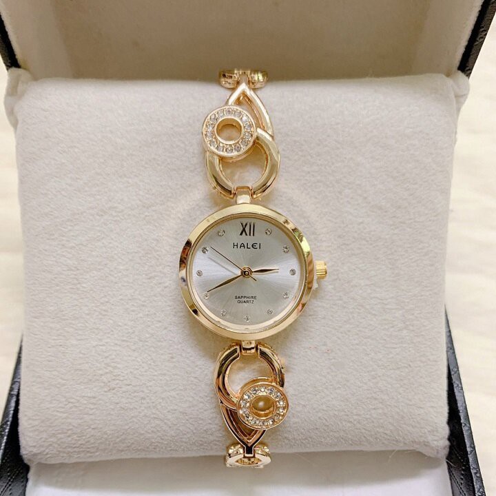 Đồng Hồ Nữ Halei Dây Thép Không Gỉ Kiểu Dáng Sang Trọng Sành Điệu