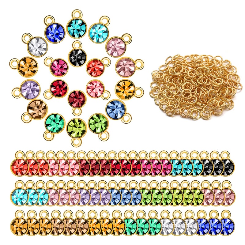 Mặt Dây Chuyền Bằng Đá Sinh Nhật Kích Thước 10x7mm