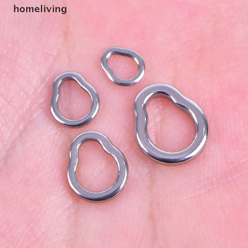 10 Vòng câu cá bằng thép không gỉ liền mạch