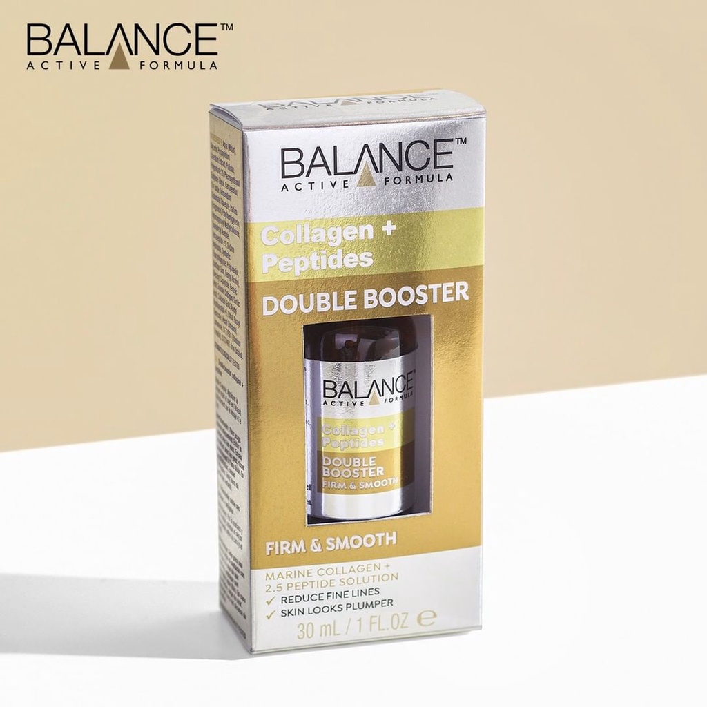 Tinh chất Balance Active Formula Collagen + Peptides Double Booster 30ml