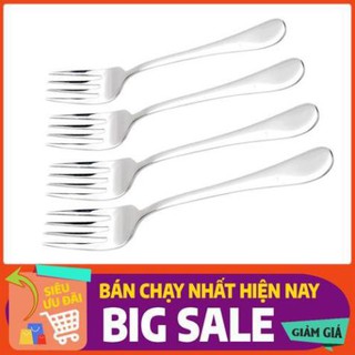 Nĩa inox (10 cái như hình) tiện dụng,an toàn,bển đẹp