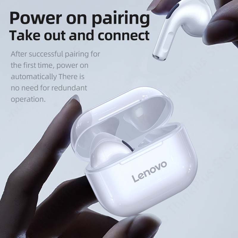 HUAWEI Tai Nghe Nhét Tai Lenovo LP40 Bluetooth 5.0 TWS 300mAH Chống Ồn Chất Lượng Cao