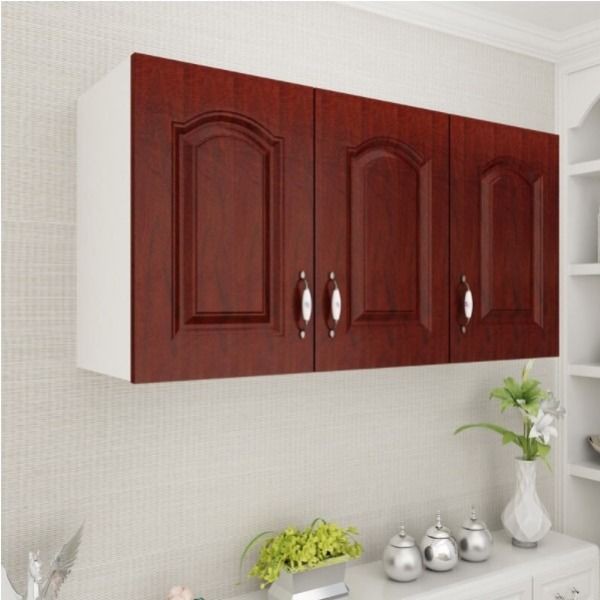 Tủ âm tường phong cách Châu Âu treo gỗ chắc chắn trên cùng đựng quần áo để đồ bên hông ban công kiểu Nhật bếp | BigBuy360 - bigbuy360.vn