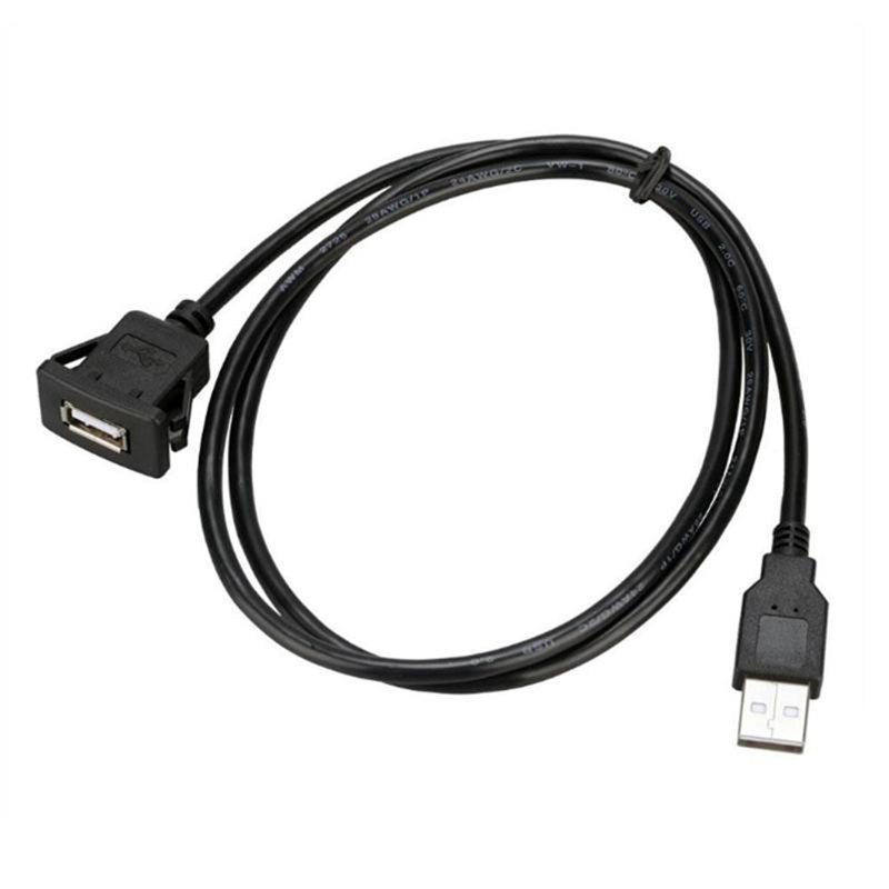 Dây Cáp Nối Dài 1m Usb 2.0 A Male Sang Female Cho Xe Hơi