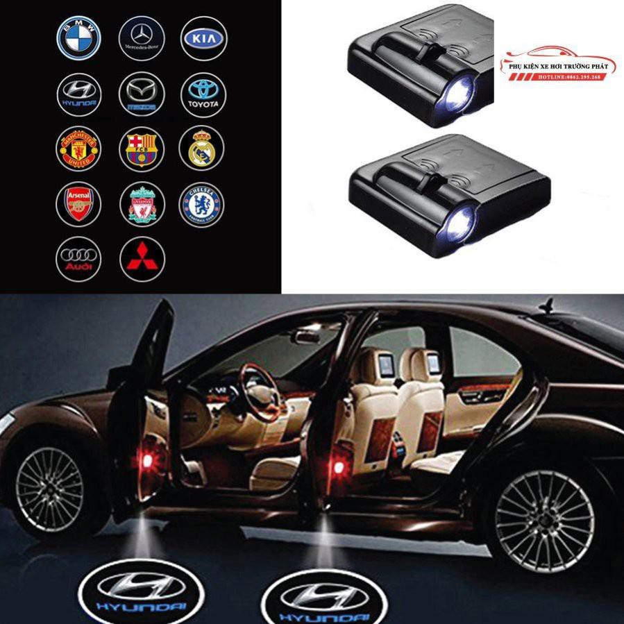 Đèn chiếu logo, máy chiếu thương hiệu CLB bóng đá cửa xe ô tô, xe hơi cho các hãng xe, đồ chơi ô tô (bộ 2 đèn)