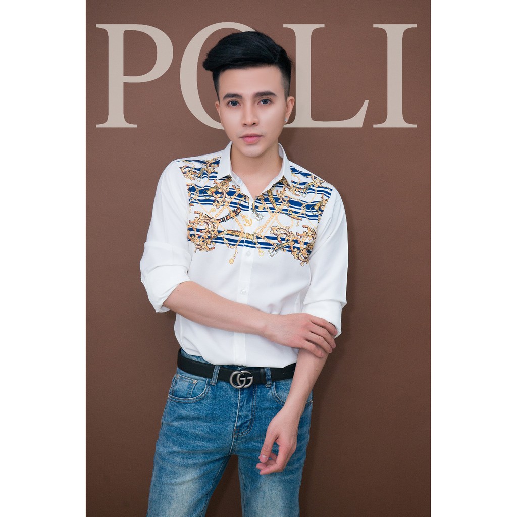 Sơ mi họa tiết thủy thủ | BigBuy360 - bigbuy360.vn