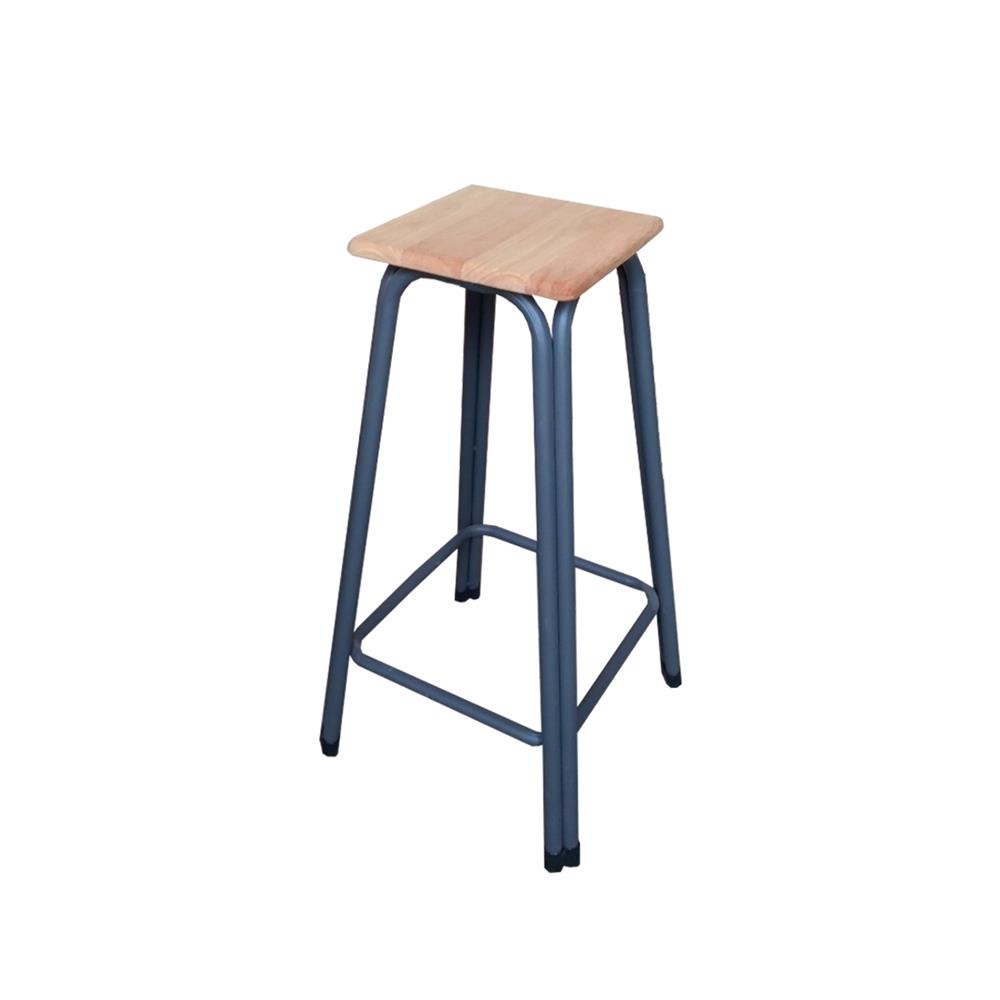 HomeBase ME LIVING Ghế xếp gỗ MDF khung thép CAYLA W39.5xH46,5xD39.5 màu gỗ sồi