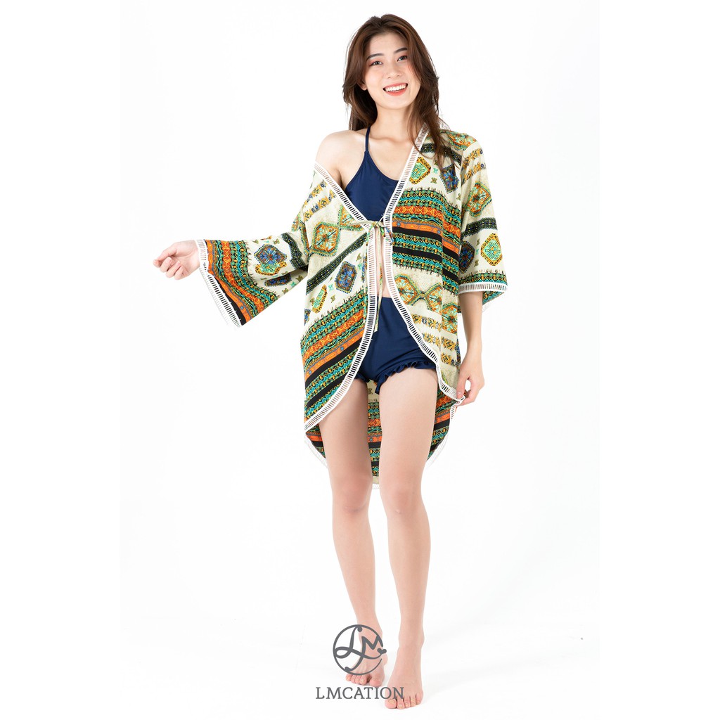 Áo Khoác Kimono Nữ LMcation Naomi - Màu Thổ Cẩm | BigBuy360 - bigbuy360.vn