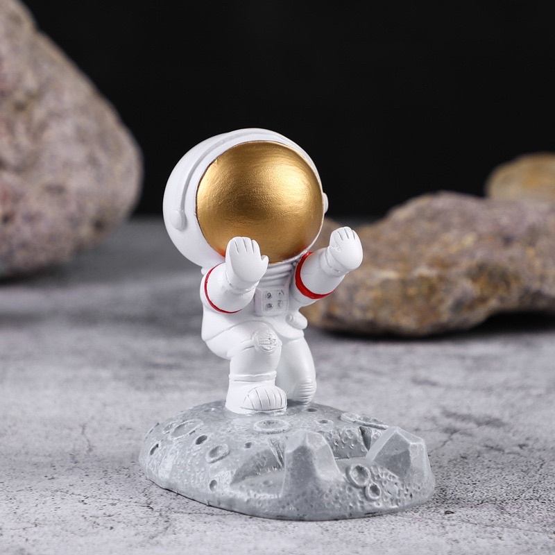 [Trạm không gian của bà Bu] Tượng phi hành gia astronaut để bàn lớn nhỏ