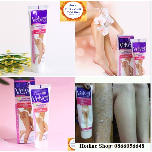 Kem Tẩy Lông VELVET Cho Da Nhạy Cảm DEPILATORY NGA 100ml -Mỹ Phẩm Nội Địa Chính Hãng. | BigBuy360 - bigbuy360.vn