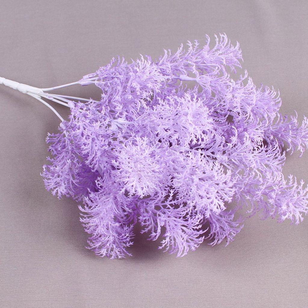 JARRED 1 Nhánh Hoa Lá Thông Nhân Tạo Nhiều Màu Sắc Tùy Chọn Trang Trí Nhà Cửa