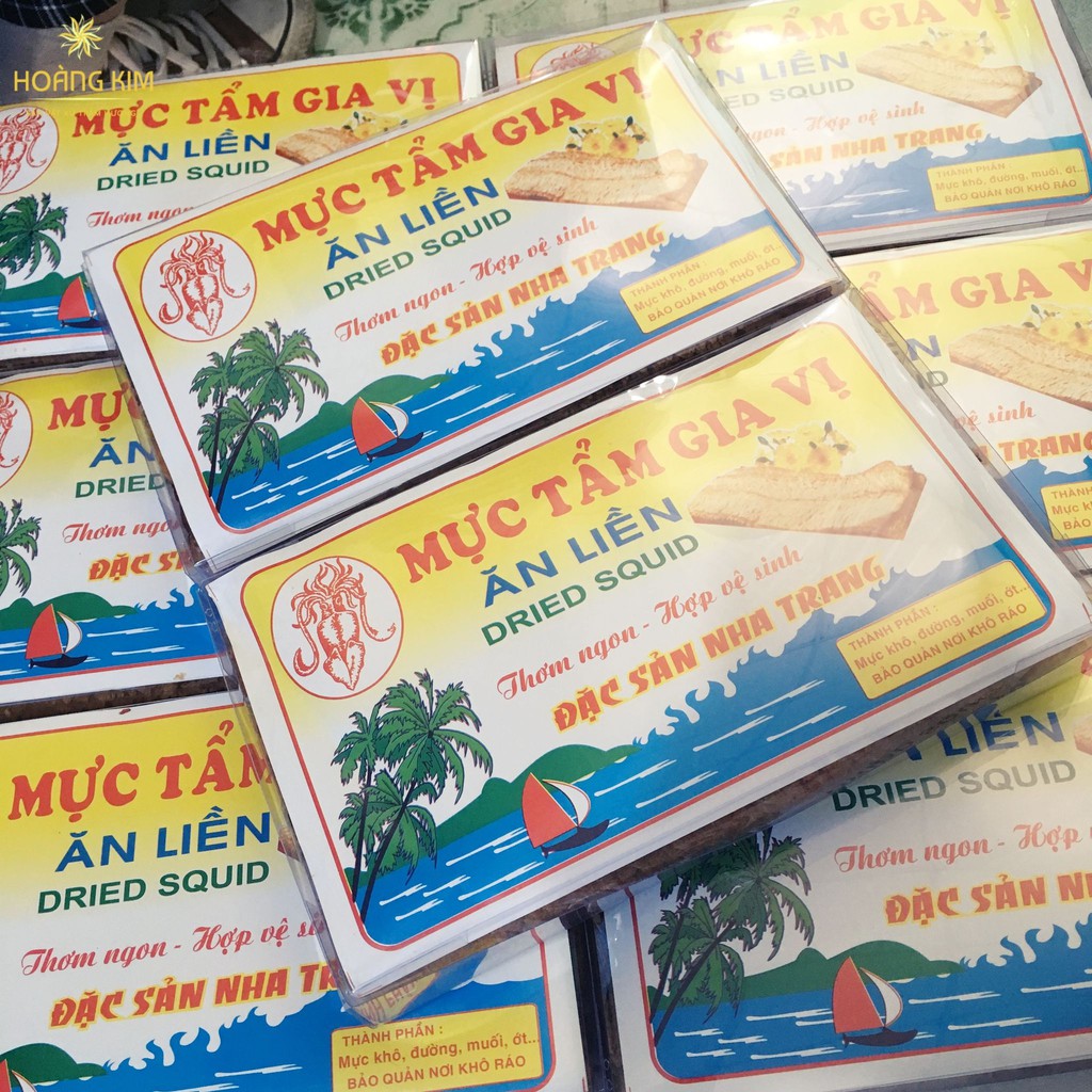 🔥 Hot Mực cán tẩm nguyên con siêu ngon size bự 🔥 Đặc sản Nha Trang