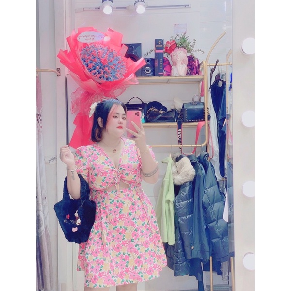 Đầm hoa ngực bigsize
