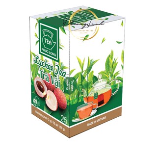 Trà vải phúc long hộp 50g 25 túi lọc