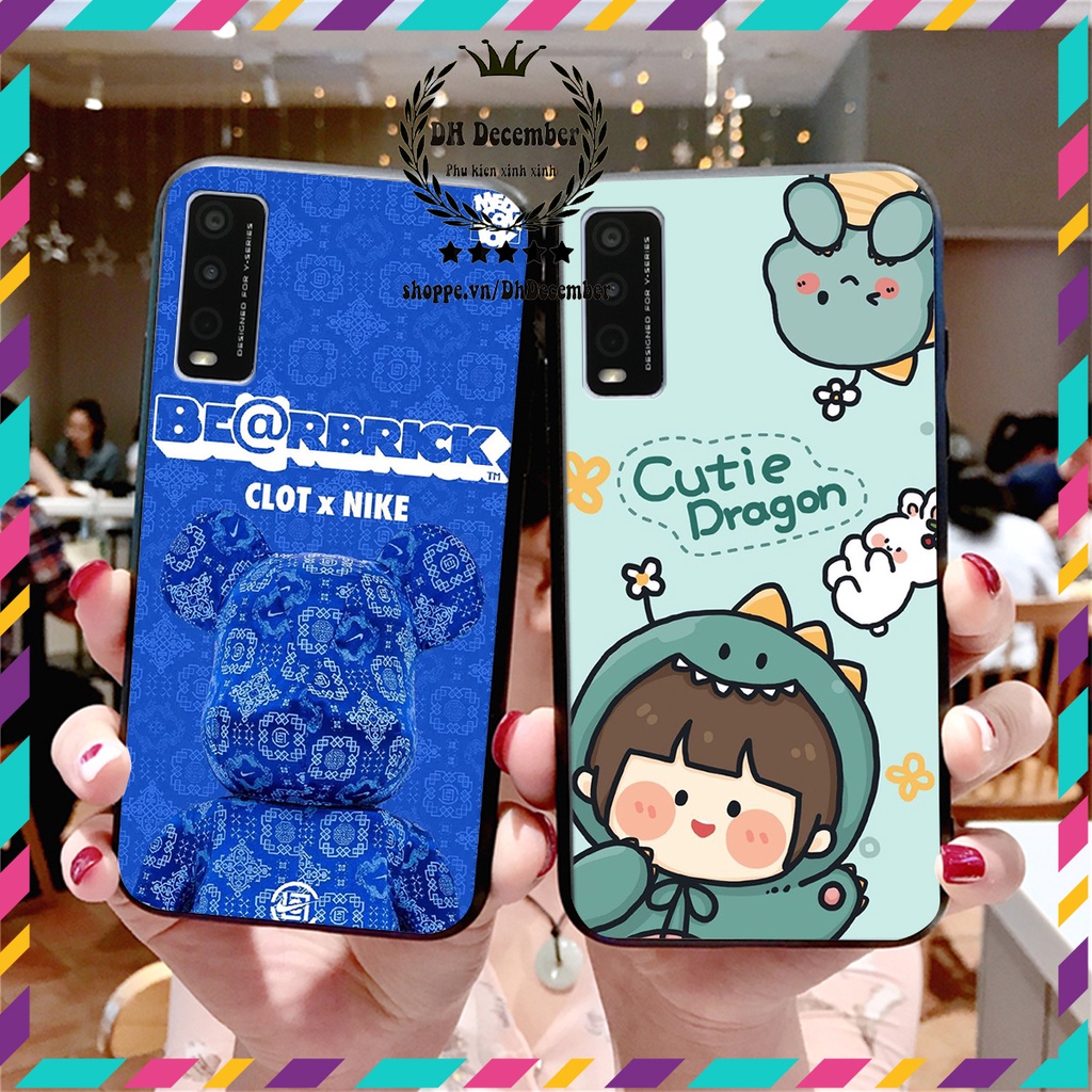 Ốp lưng Vivo Y20 in hình 3D lucky, gấu Brick xinh xắn - KHÔNG NÊN BỎ LỠ