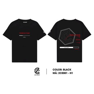 Áo thun unisex perfection - đen // twoce brand