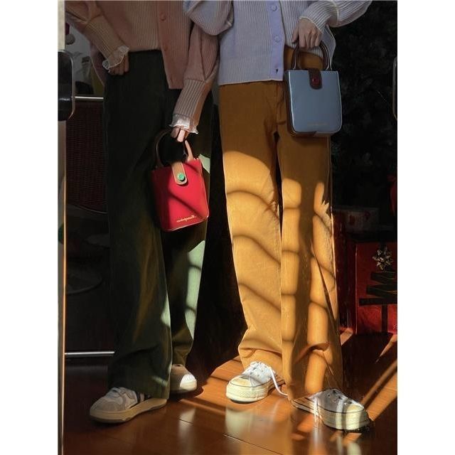 Túi Xách Đeo Chéo Một Màu Tương Phản Độc Đáo Thời Trang Mới Cho Nữ