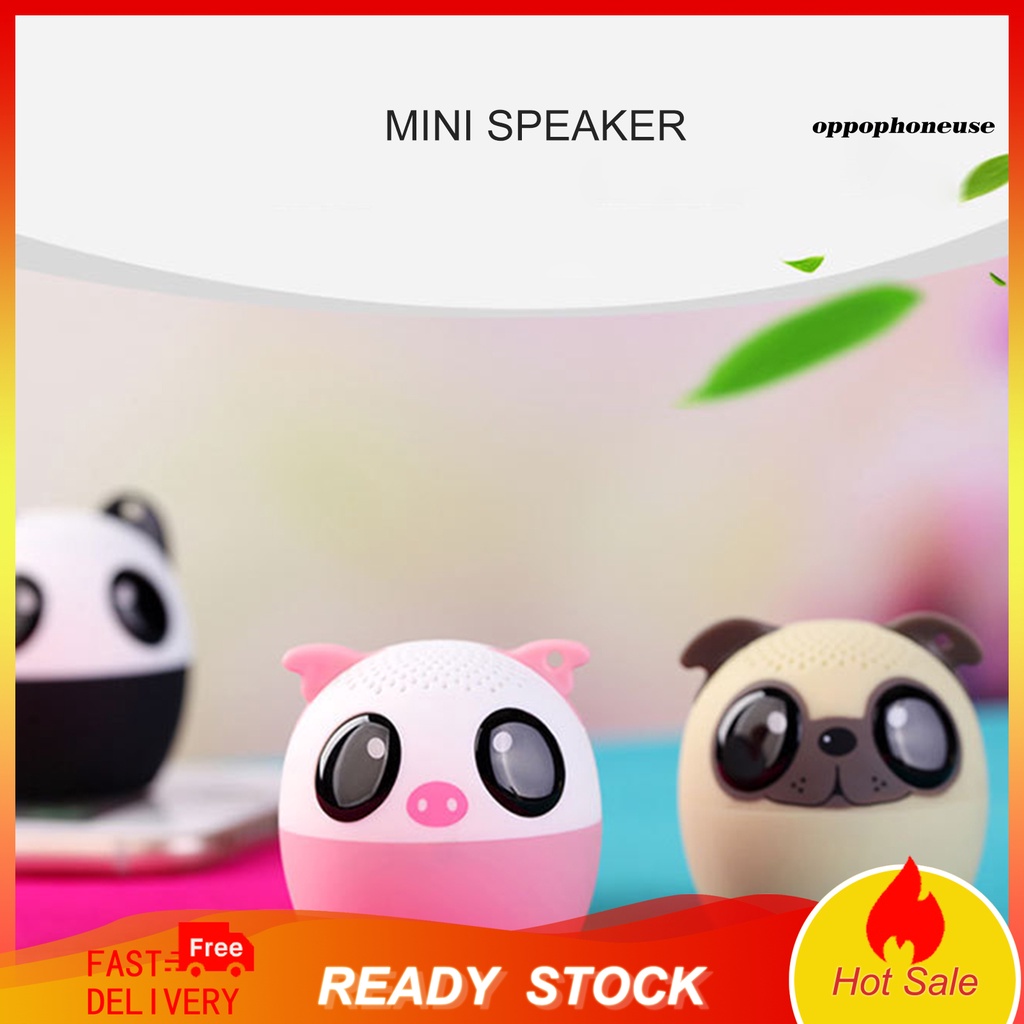 Loa Bluetooth Không Dây Mini Hình Động Vật Dễ Thương Cho Nhà Ở