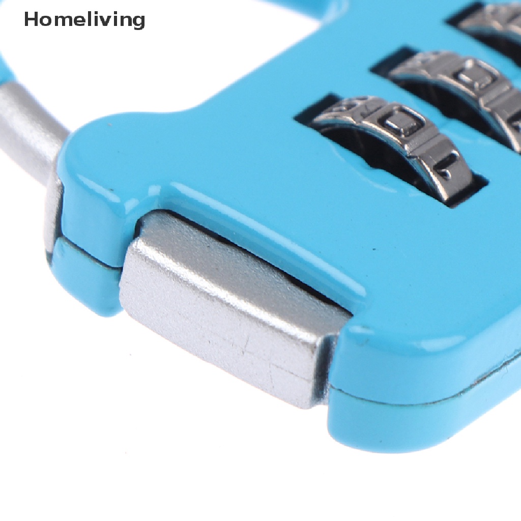 Ổ Khóa Mật Khẩu 3 Số Mini Bằng Kẽm Tiện Dụng Mang Theo Du Lịch