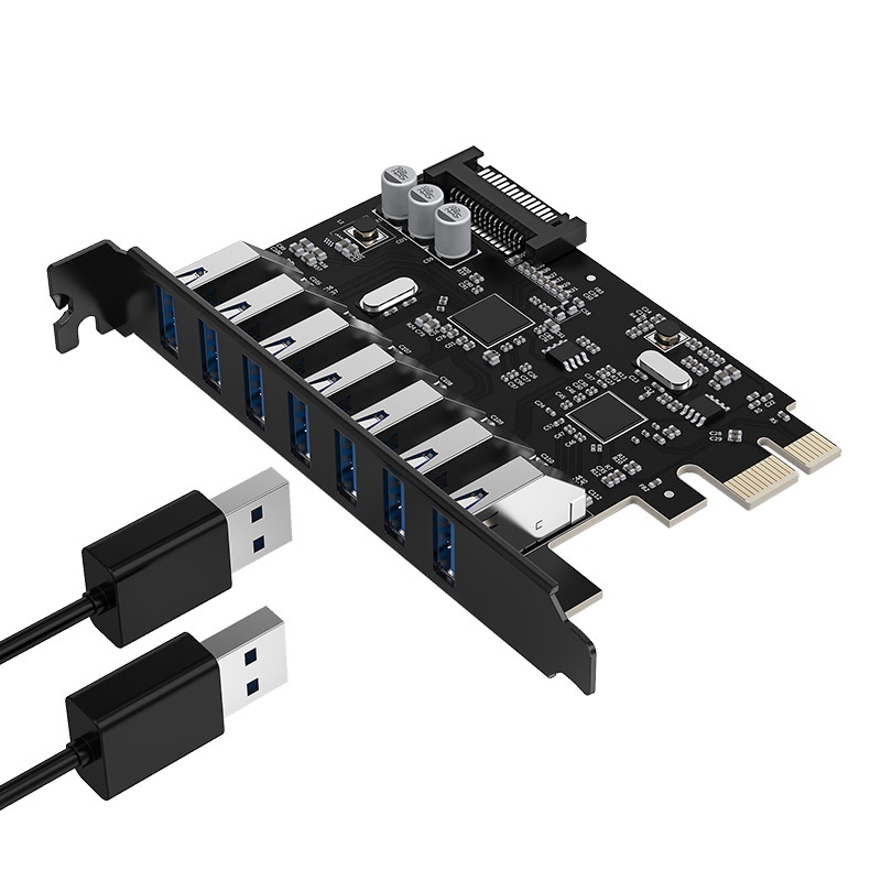 Card Mở Rộng 7 Cổng USB 3.0 ORICO PVU3-7U-V1 Hàng Chính Hãng